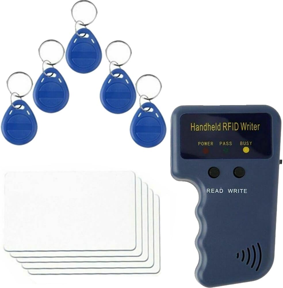 Set Em4100 Rfid-kopierer, -schreiber, -duplikator, -programmierer, -lesegerät + T5577 Em4305 Wiederbeschreibbare Schlüsselanhänger-tags, 125 Khz Rfid-kopierer, -schreiber