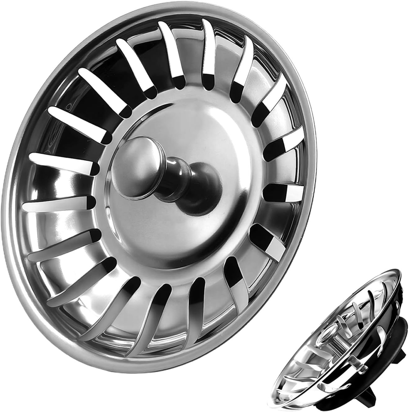 1 Stück Abtropfkorb Für Küchenspülen, Kompatibel Mit Ikea Atlant Domsjö, 80-mm-küchenspülenstöpsel, Küchenspülenfilter