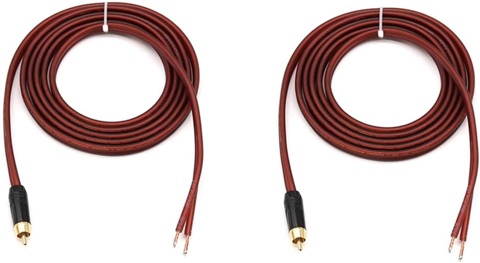 2-teiliges Lautsprecherkabel (ohne Stecker) Von Lautsprecher Zu Klinkenbuchse, Ersetzt Offenen Audio-klinkenstecker-adapter