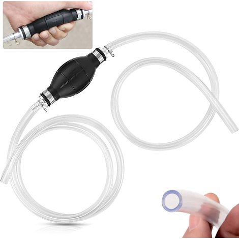 Manuelle Saugpumpe, Manuelle Transferpumpe Mit 2 M Langem Kraftstoffsaugschlauch, Saugschlauch Für Handpumpe Zur Manuellen Kraftstofftransferpumpe Für Pkw