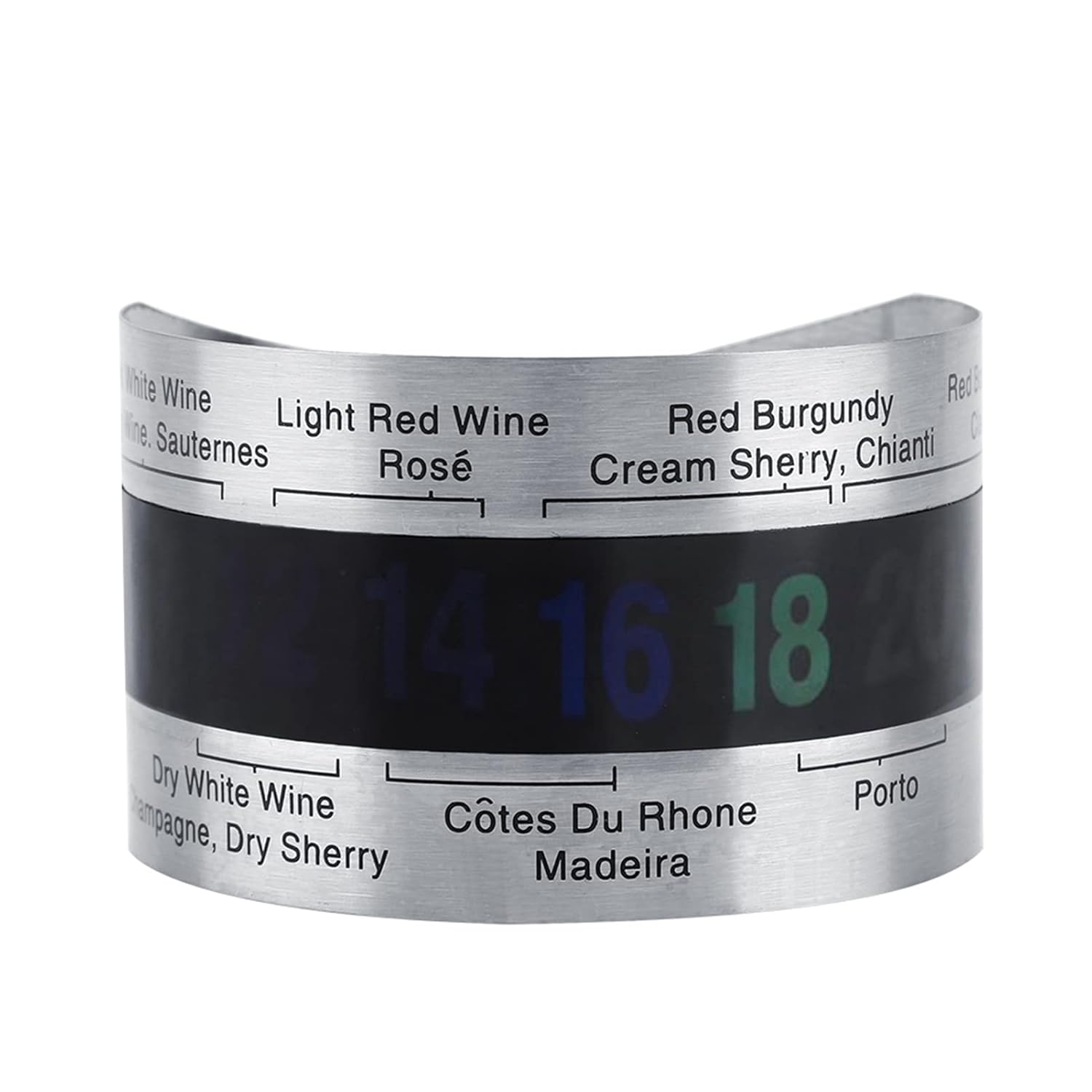 Lcd-weinthermometer, Armband-temperatursensor Für Wein, Wasser, Gas Und Feststoffe