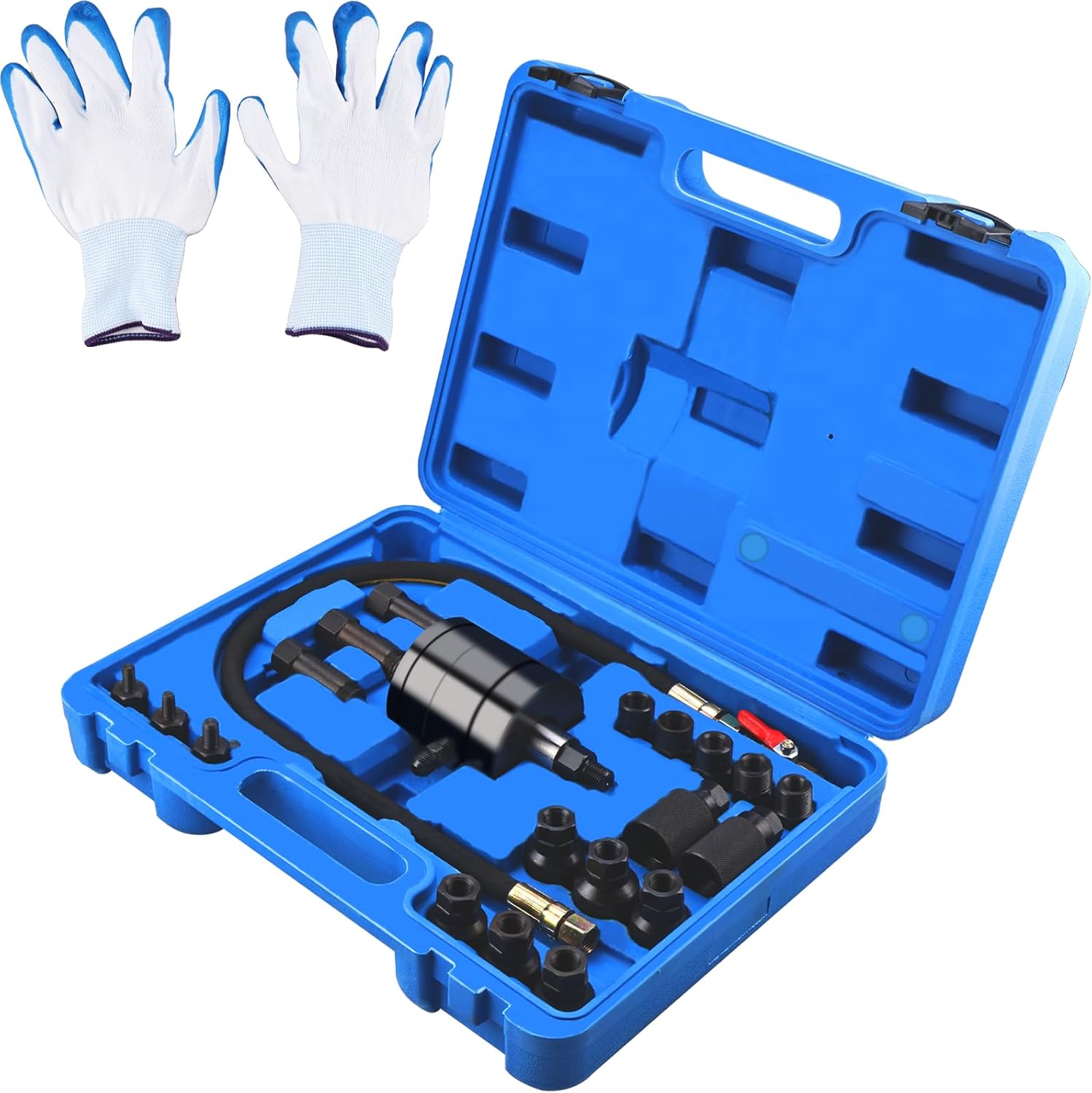 Pneumatischer Einspritzdüsenabzieher, 21-teilig, Diesel-einspritzdüsenabzieher Für Dieselmotoren, Diesel-einspritzdüsenabzieher-set (21-teilig)