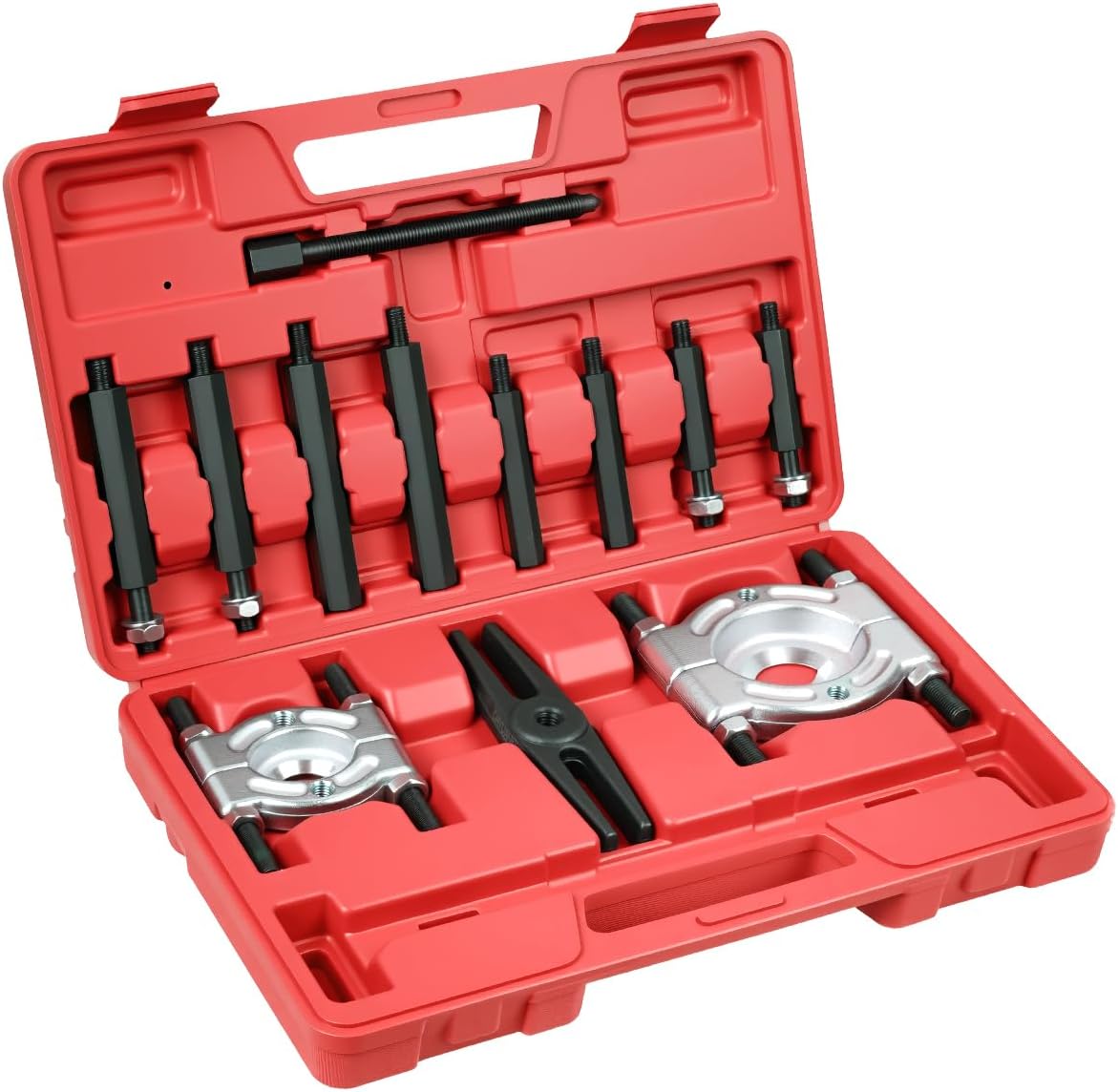 12-teiliges Abzieherset Für Kugellager, Lagertrenner, Abzieherset Für Ritzellager Mit 30–70 Mm Backen Abzieherset Für Kugellager (5,1 Cm Und 7,6 Cm)