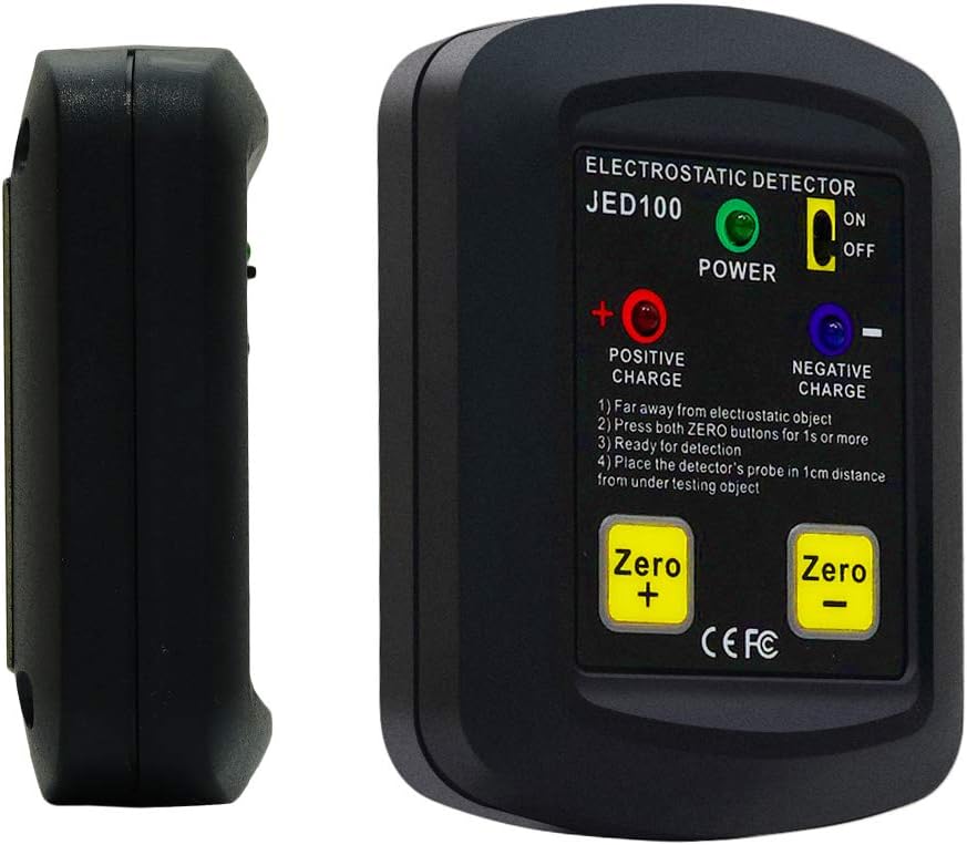 Tragbarer Elektrostatischer Detektor, Tragbarer Elektrostatischer Analysator, Elektrostatisches Testgerät, Esd-bereich 100 V 20 Kv
