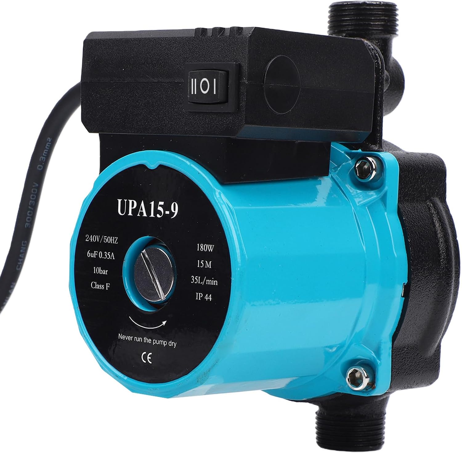 180w 240v 35 L/min Wasserdruckerhöhungspumpe, Geräuscharme Wasserumwälzpumpe Für Wassertanks, Haushaltsgeräte Und Waschmaschinen