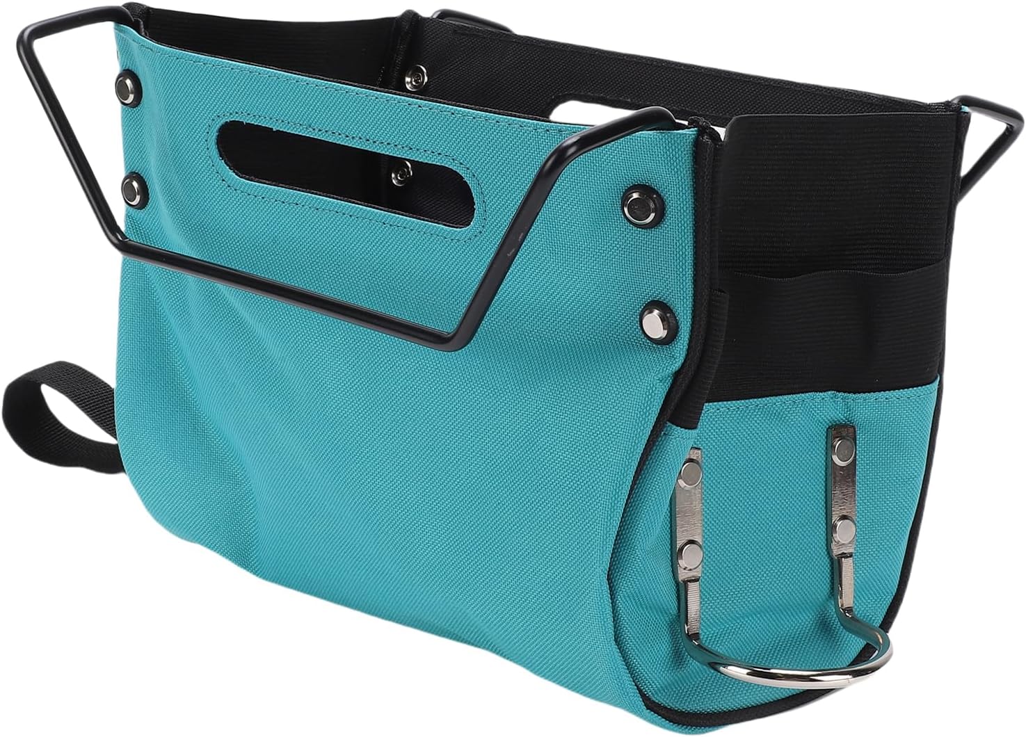 Leiterwerkzeugtasche – Aufbewahrungstasche Aus 600d Oxford-gewebe Mit Mehreren Fächern, Hammerschlaufe Und Schnellverschluss