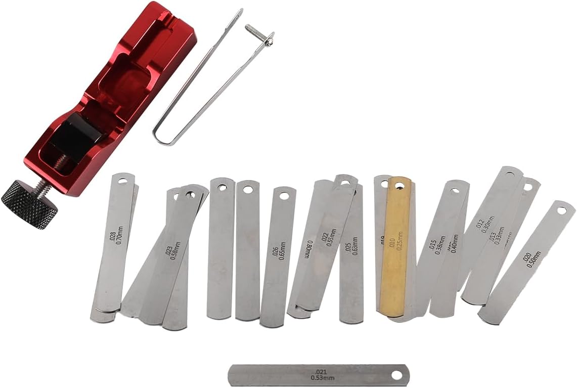 Universelles Zündkerzen-abstandsmessgerät Mit Dickenlehre. Zündkerzen-set Für Die Fahrzeugwartung, Geeignet Für 10-, 12-, 14- Und 16-mm-zündkerzen.