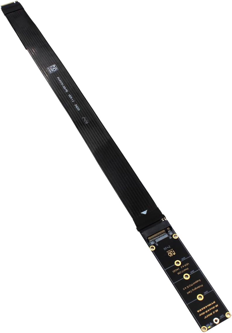 M.2 Pcie-adapter Mit M.2 Nvme-zu-pcie-4.0-verlängerungskabel. Unterstützt M.2 Ngff Nvme 2230/2242/2260/2280 Ssds.