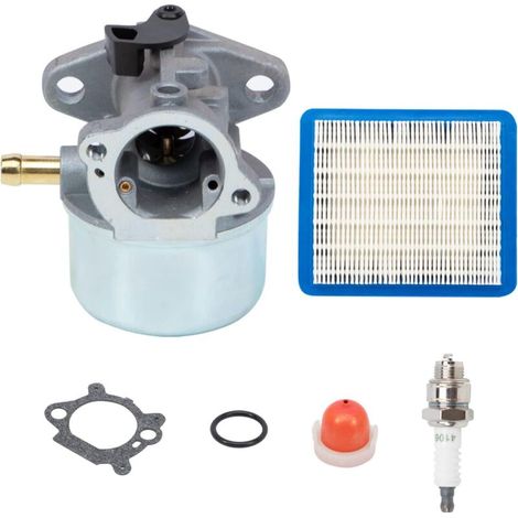 Vergaser-reparatursatz Für 4-7 Ps Rasenmäher Mit Primerpumpe Und Luftfilter, Kompatibel Mit Den Modellen 499059, 498170, 497586, 497314