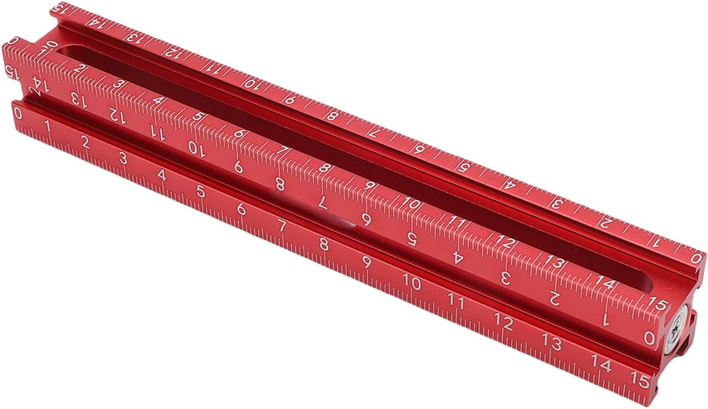 Deckennivellierungslineal, 4-seitig Abgestuftes Magnetisches Design, Bodenfliesenverlegelineal Für Die Holzbearbeitung