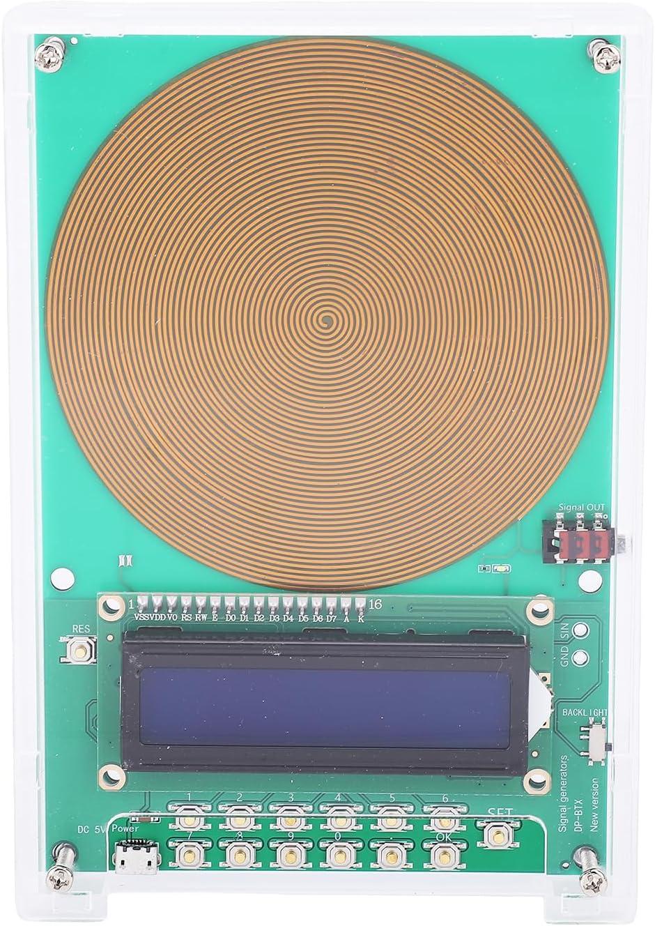 7,83 Hz Frequenzgenerator - Ultraniederfrequenz-pulsresonator (frequenzbereich 0,01-299 Khz)