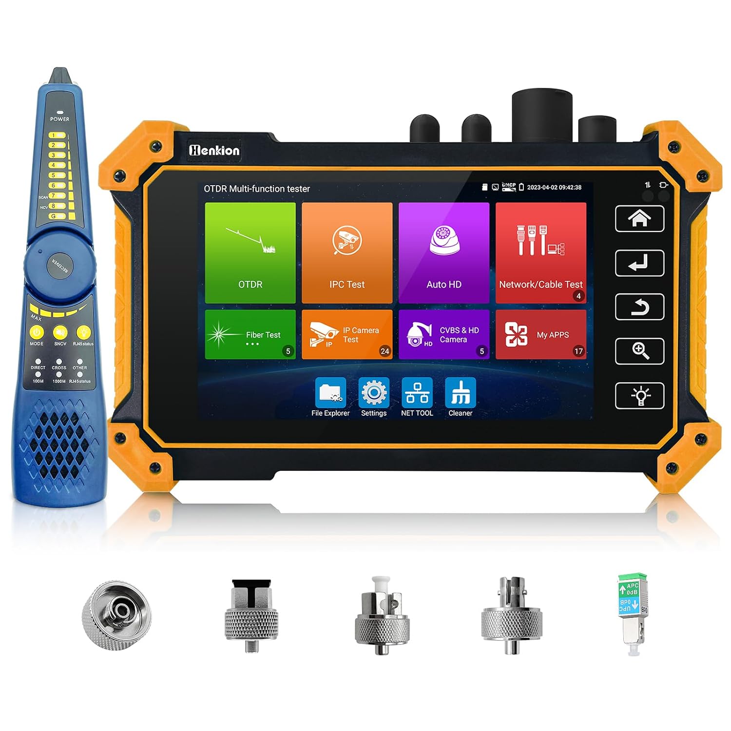 Otdr-glasfaser-tester Rso-5510 1310/1550 Nm 28/26 Db, 150 Km Reichweite, Cctv Ipc/tvi/cvi/ahd/cvbs-tester, Fc/upc Sc St Lc-steckverbinder, Opm Ols Ls Vfl Mit Ereigniskarte