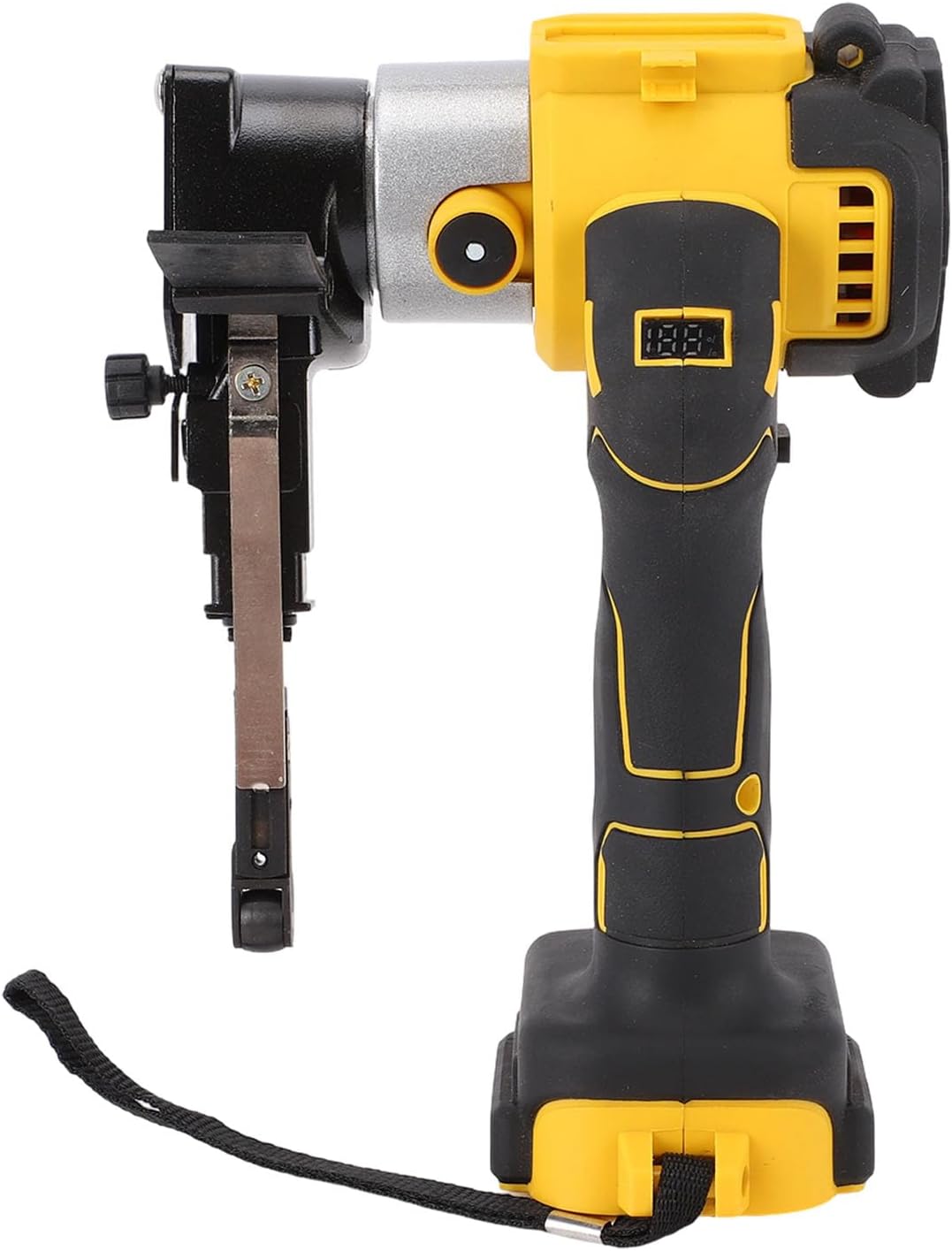 700-w-akku-bandschleifer Mit Bürstenlosem Motor, 1700 M/min, Leiser Bandschleifer Für Holz, Metall Und Kunststoff, 360° Drehbarer Arm, Leichtgängige Schleifbänder