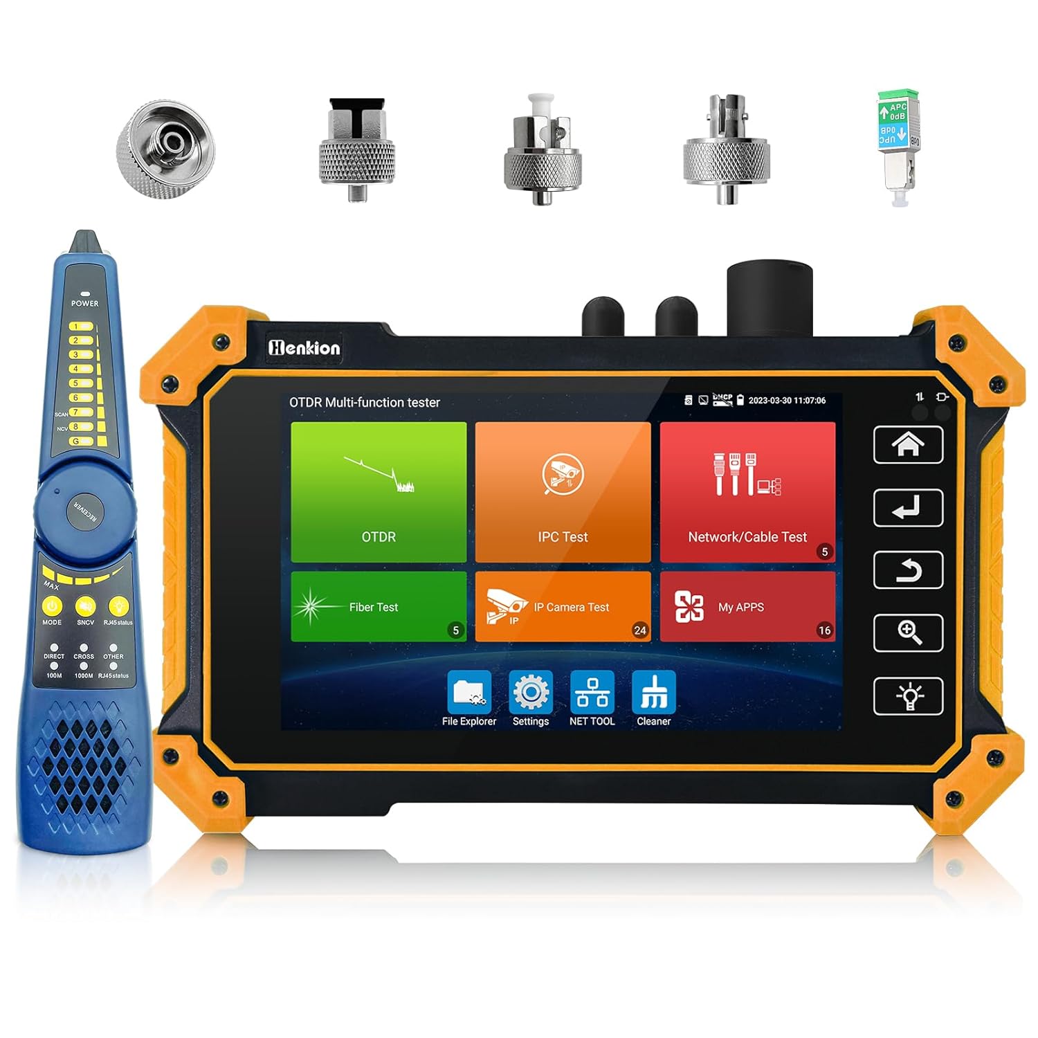 Otdr-glasfaser-tester Rso-5500 1310/1550 Nm 28/26 Db, 5,4-zoll-ips-touchscreen, Vfl/opm/ls/ols, Ip-kamera-tester, Fc Upc Sc St Lc, Ereigniszuordnung, Kabelprüfung