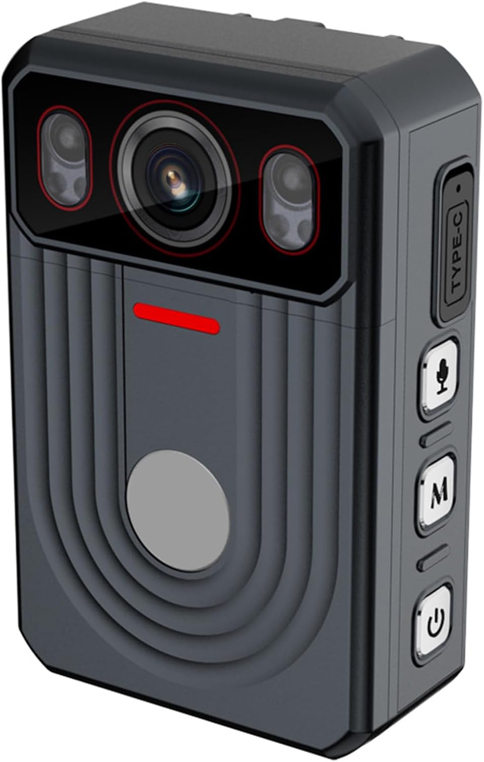 Tragbare 4g-körperkamera Mit 3300-mah-akku, 9 Stunden Akkulaufzeit, Ip68 Wasserdicht, Nachtsicht, 4k-video, Gps, 5g Beidou-streaming, Kompatibel Mit Ios 11 (4g-körperkamera)