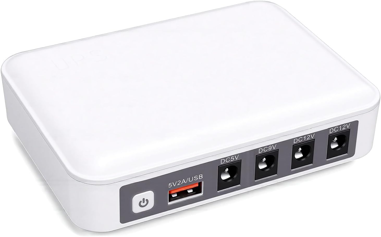 Mini-usv 6000mah Backup-stromversorgung Für Router Mit 5 Usb-anschlüssen Dc 5v 9v 12v Zur Überbrückung Von Sicherheitskameras Und Modems Bei Stromausfall (eu-stecker 100-240v)