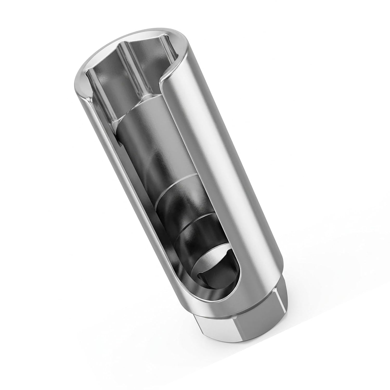 22-mm-lambdasonden-steckschlüssel, Sauerstoffsensor-steckschlüssel, 1/2"-antrieb, Chrom-vanadium-stahl, Seitliche Aussparung, Universeller Kfz-reparaturschlüssel Für Beheizte Und Unbeheizte O2-sensore