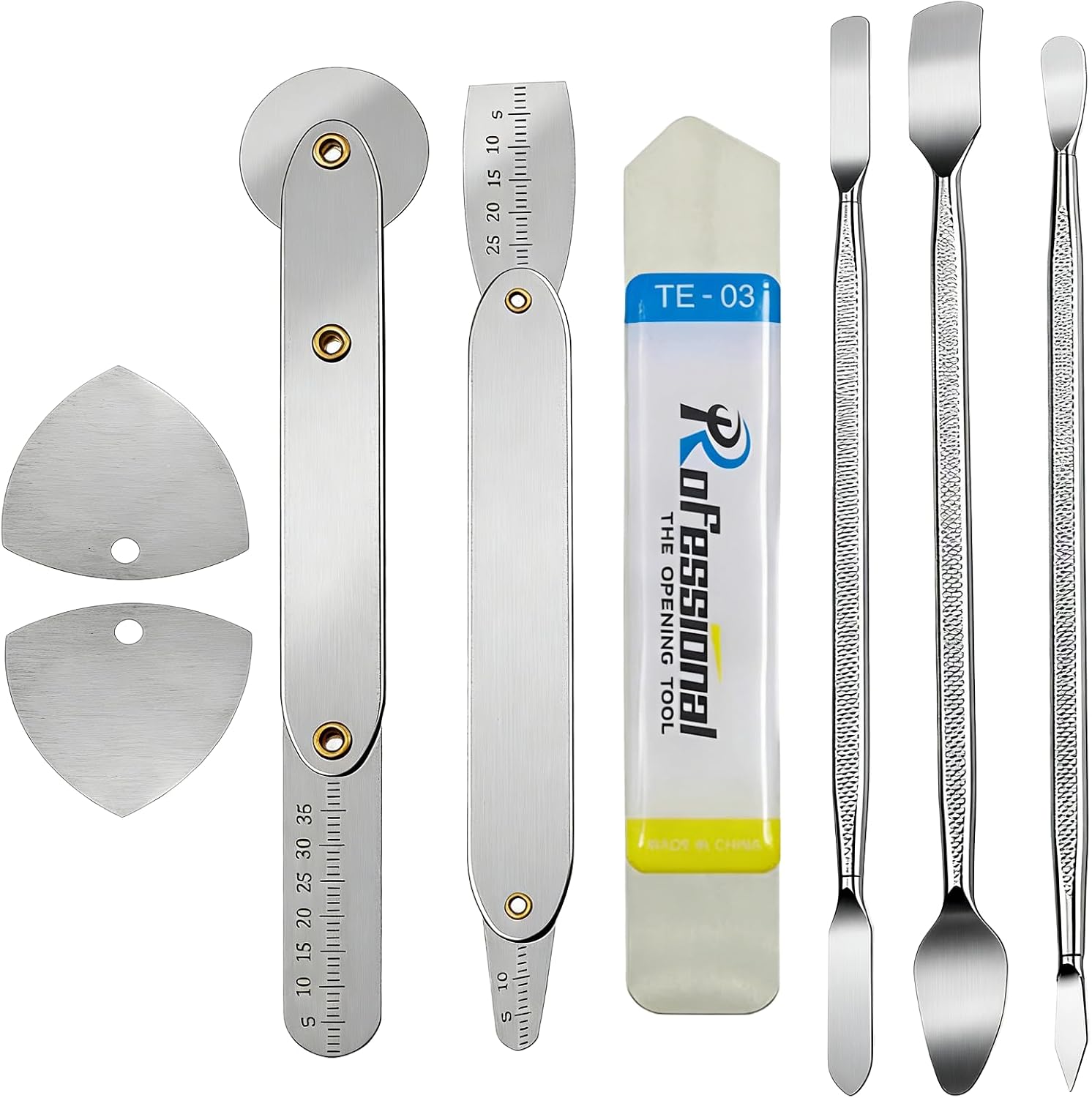 8-teiliges Reparaturset Für Iphone, Ipad, Handy, Laptop, Macbook Und Tablet Hebel- Und Öffnungswerkzeugset Ultradünnes Metall