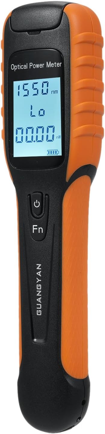 Glasfaser-photometer, Hochpräzises Wiederaufladbares Glasfaser-leistungsmessgerät Mit Taschenlampe, Messbereich Opm -70+10dbm Fc/sc/st