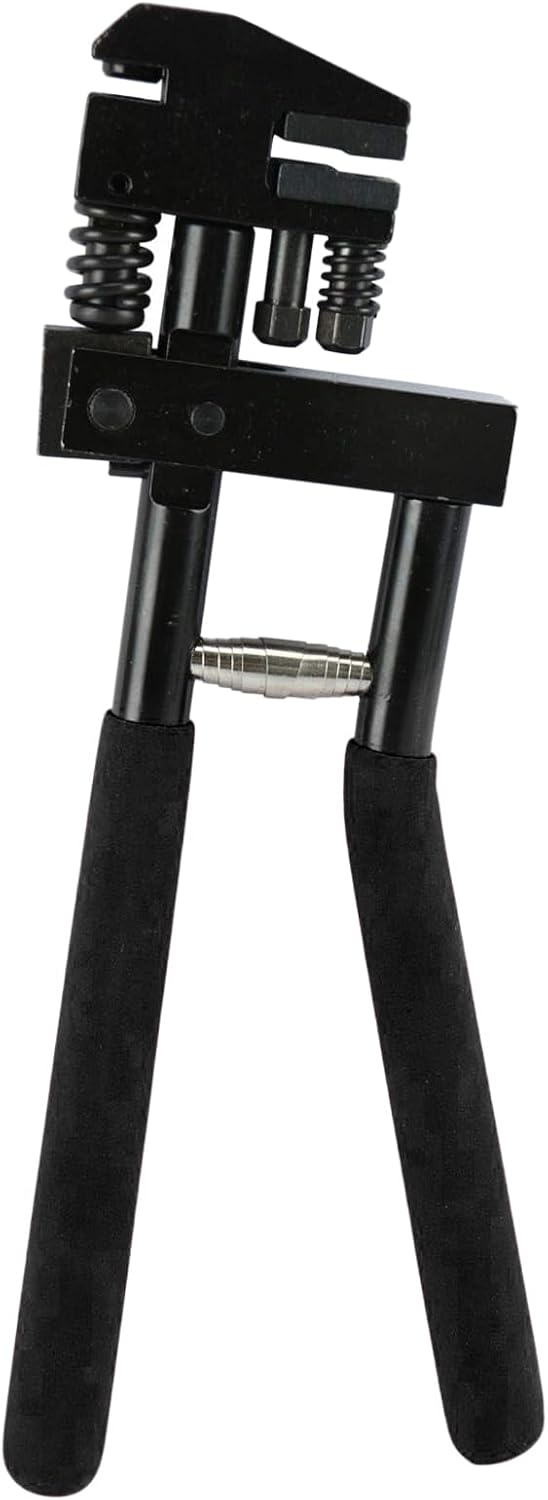 2-in-1 Crimp- Und Stanzzange, Ø5 Mm Metallstanzzange, Crimpzange, Blechcrimpzange Für Karosseriereparaturen (schwarz)