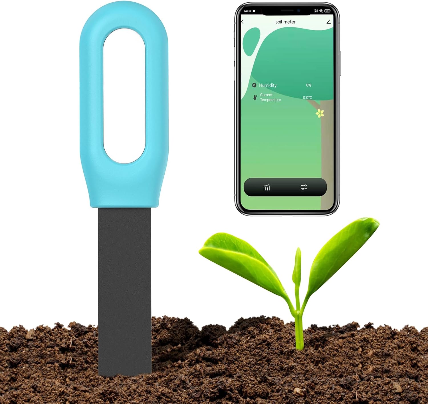 Der Feldtester Und Der Intelligente Temperatur- Und Feuchtigkeitsdetektor Müssen Über Die Mobile Anwendung Mit Gateways Gesteuert Werden.