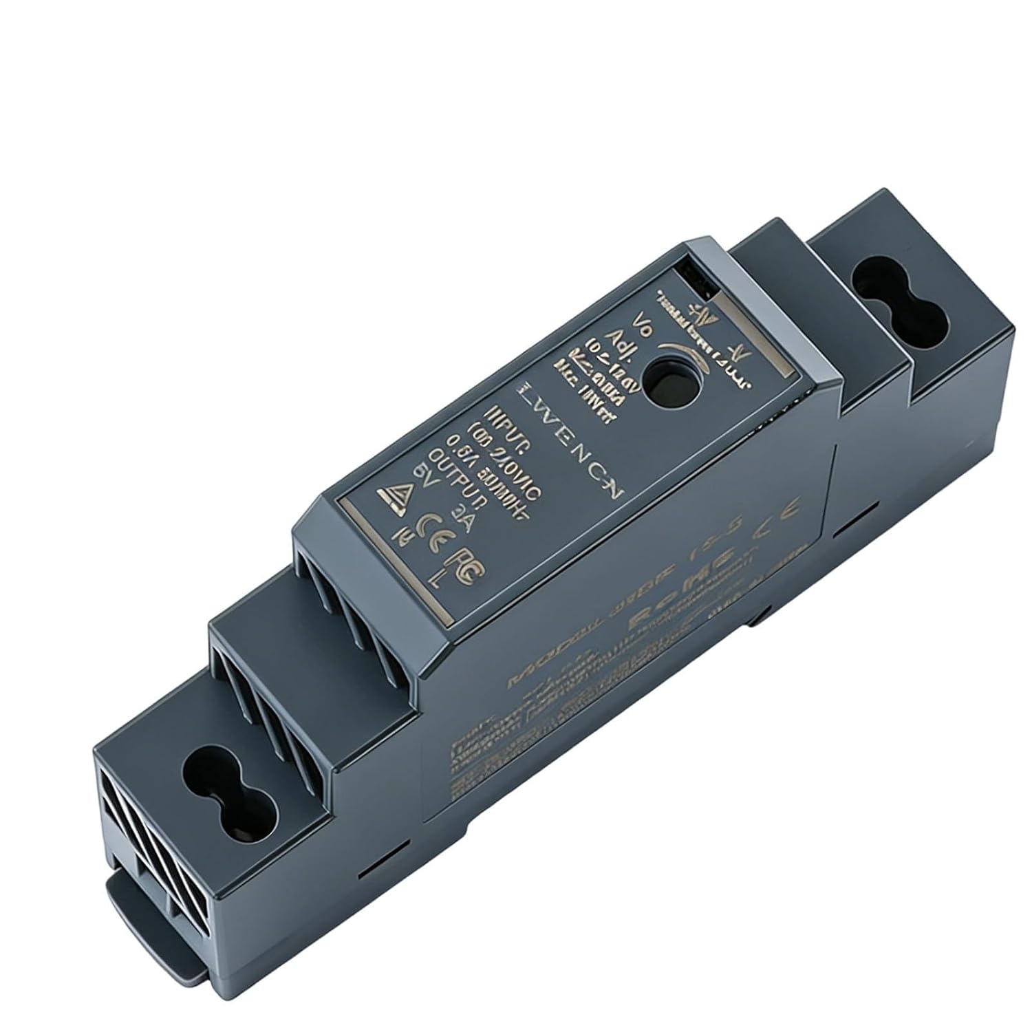 Din-schienen-netzteil, 5 V Dc, 3 A, 15 W Ausgang (100–240 V Ac, 50/60 Hz Eingang), 5-v-transformator, Led-transformator, Für Türklingeln, Überwachungs- Und Gegensprechanlagen
