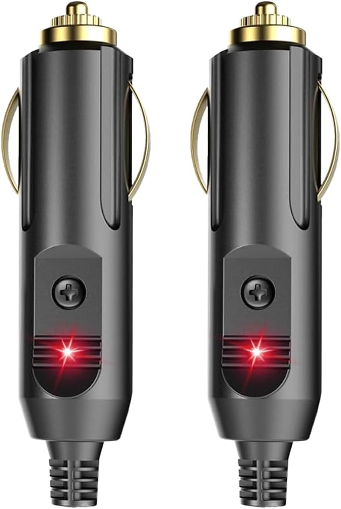 Stück Universelle 12v/24v Zigarettenanzünderstecker (männlich), Kfz-zigarettenanzünderstecker (männlich) Für Kühlluftpumpen, Universell Für Auto, Wohnmobil, Van