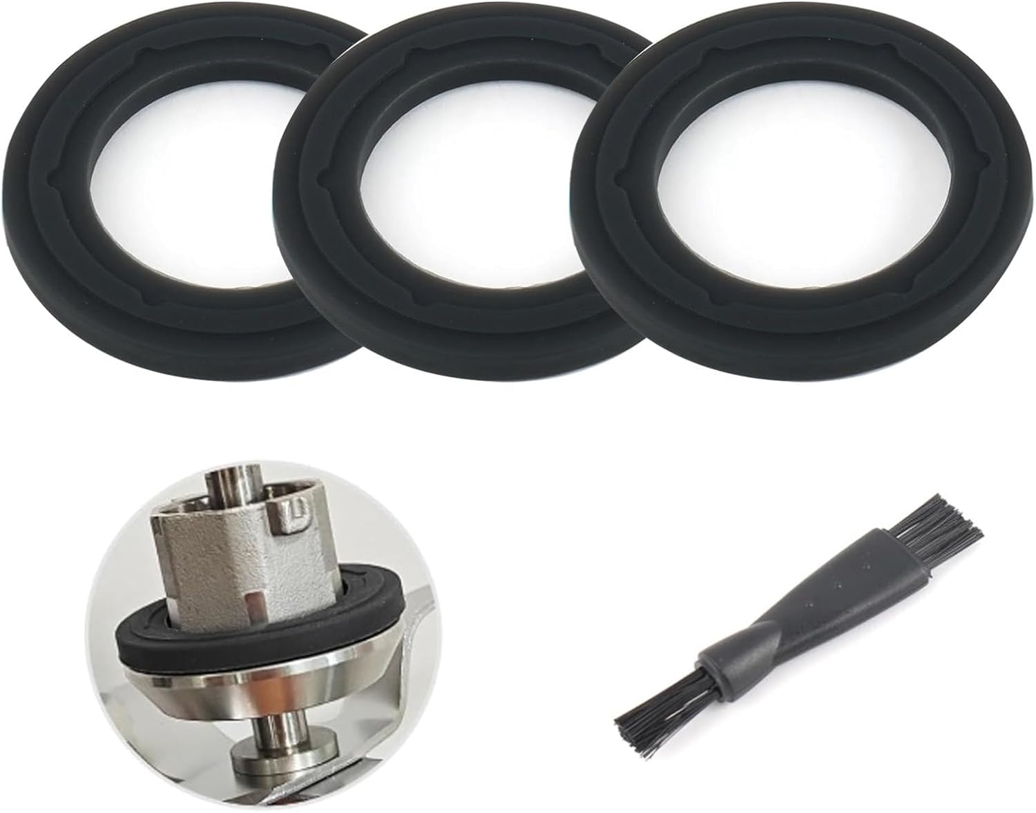 3-teiliges Dichtungsset Für Monsieur Cuisine Connect, Monsieur Cuisine Smart Sealing Dichtung, 2,7 Cm Messerdichtung Für Smart Mcc Kitchen Mcc, Connect, Kompatibel Mit 5/7/12 Zähnen