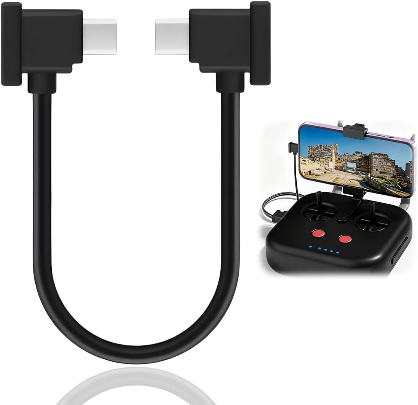 15 Cm Usb-c-zu-usb-c-kabel Für Dji Mini 2/mavic Air 2 Fernsteuerung, Dji Drohnen-datenkabel, Drohnenzubehör, Rc-otg-telefon-datenkabel (typ-c-anschluss)