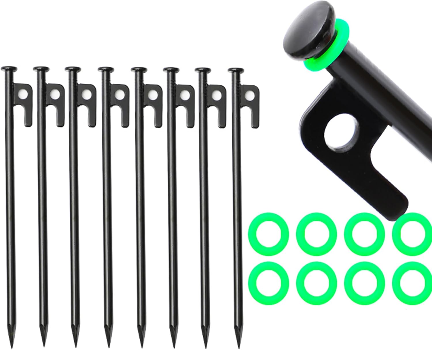 Stück Robuste Zeltnägel, Campingheringe, Zeltanker, 20 Cm Campinganker Für Camping, Campingmarkisen, Garten
