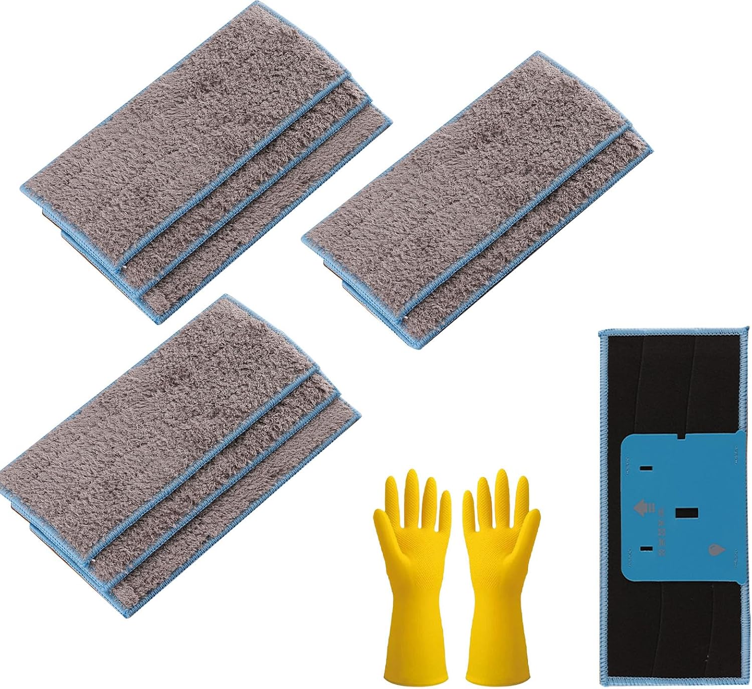 Wischmopp-pads Für Irobot Braava Jet M6/m6134, Waschbar, Wiederverwendbar, Mit Handschuhen, Nass- Und Trocken-ersatztuch.