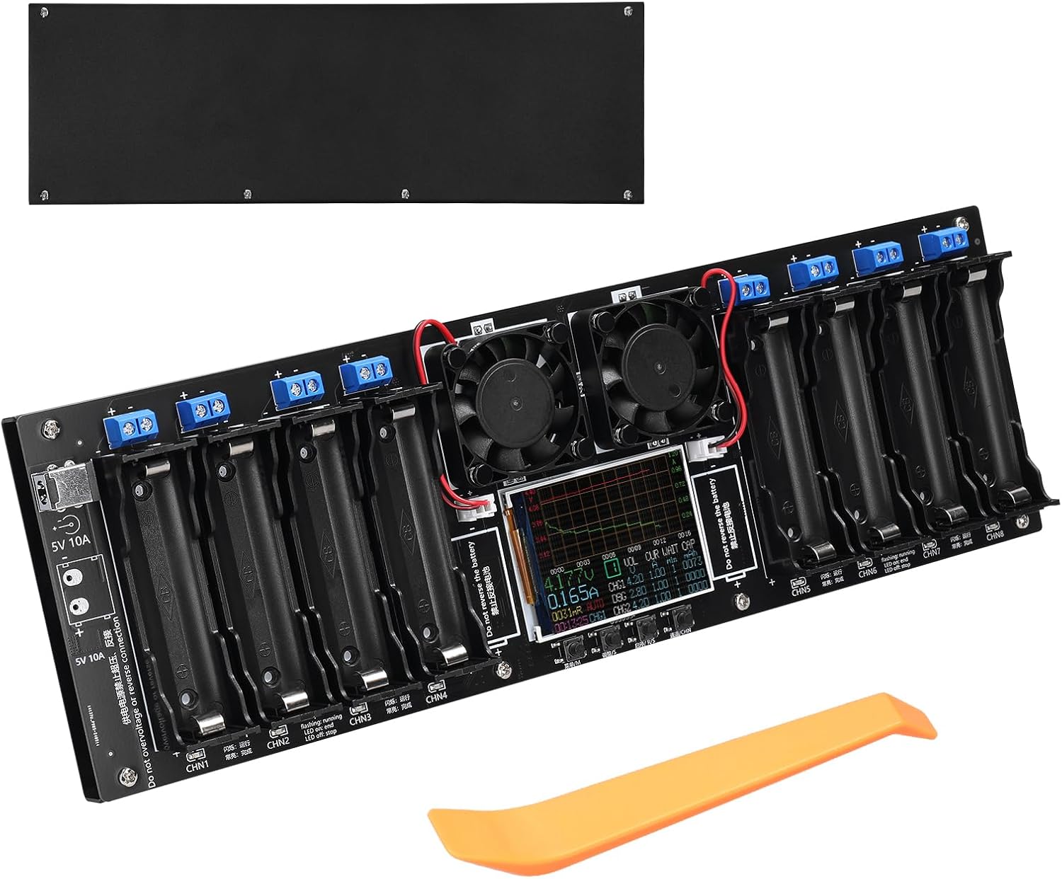 8-kanal-batterietester, Batteriekapazitätstest Mit Verschiedenen Funktionsmodi, Fortschrittliche Sicherheitsfunktionen Und Intuitives Display