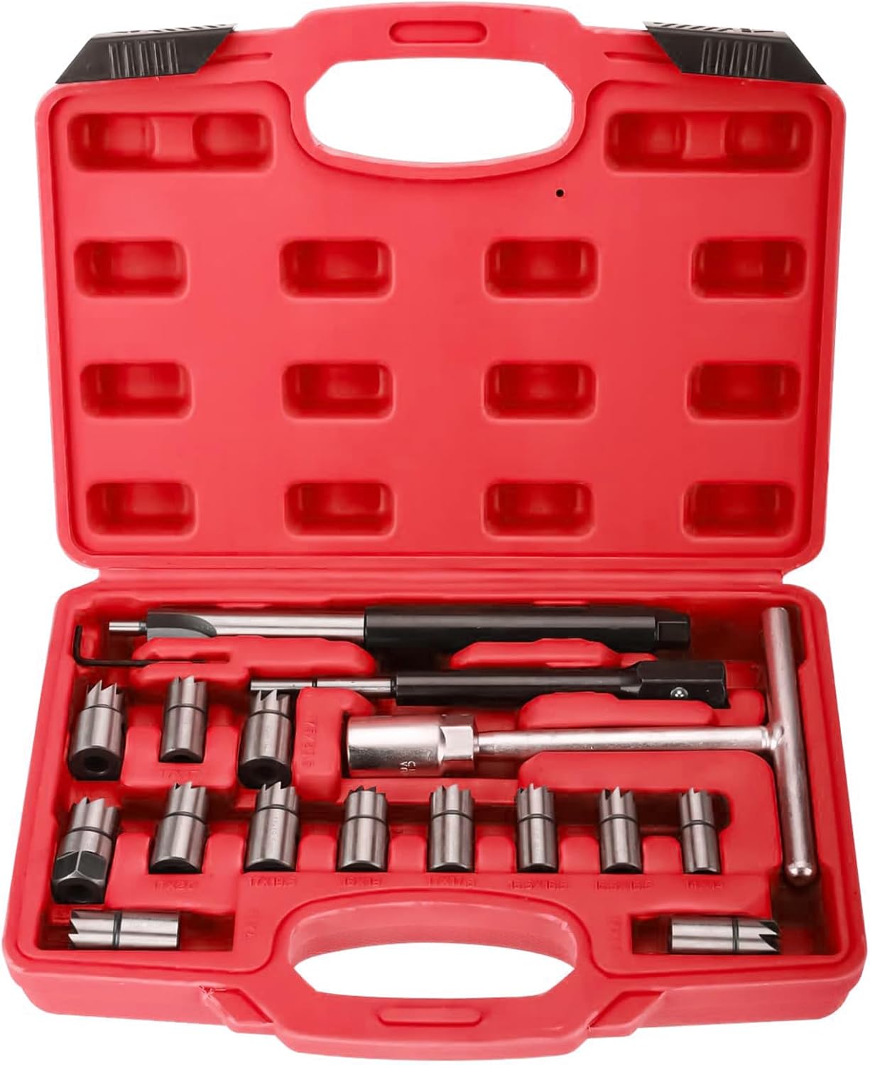 17-teiliges Einspritzdüsen-reibahle-set, 14–21,5 Mm Diesel-einspritzdüsen-sitzreibahlen-set, Professionelle Einspritzdüsen-sitzreibahlen, Universelle Diesel-einspritzdüsen-reibahle Für Vw, Audi Und Bm