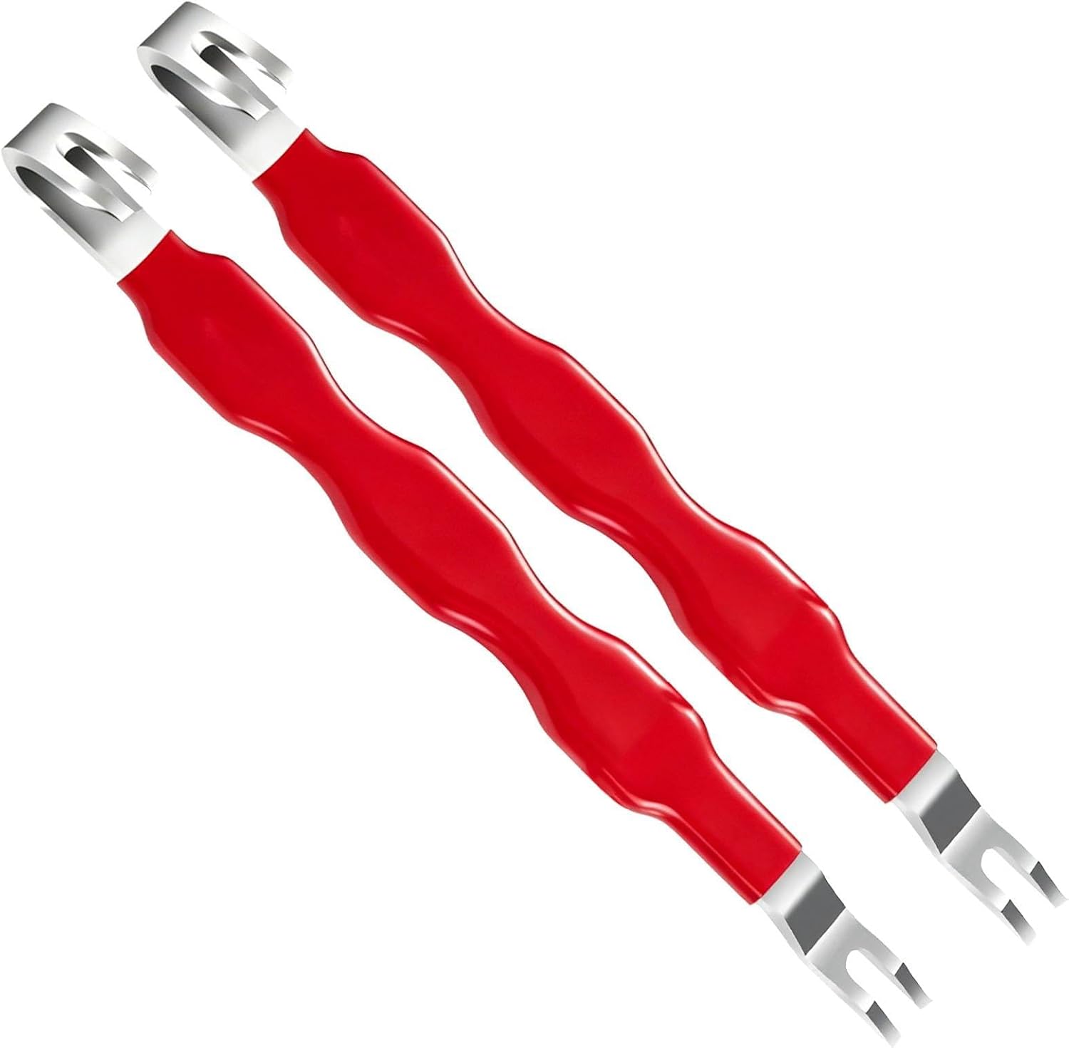 Set Mit 2 Kfz-steckverbinder-ausziehern, Rotes Trennwerkzeug Für Autokabel, 19 Cm Länge, Zum Entfernen Von Steckern Und Klemmen Ohne Beschädigung Des Kabelbaums