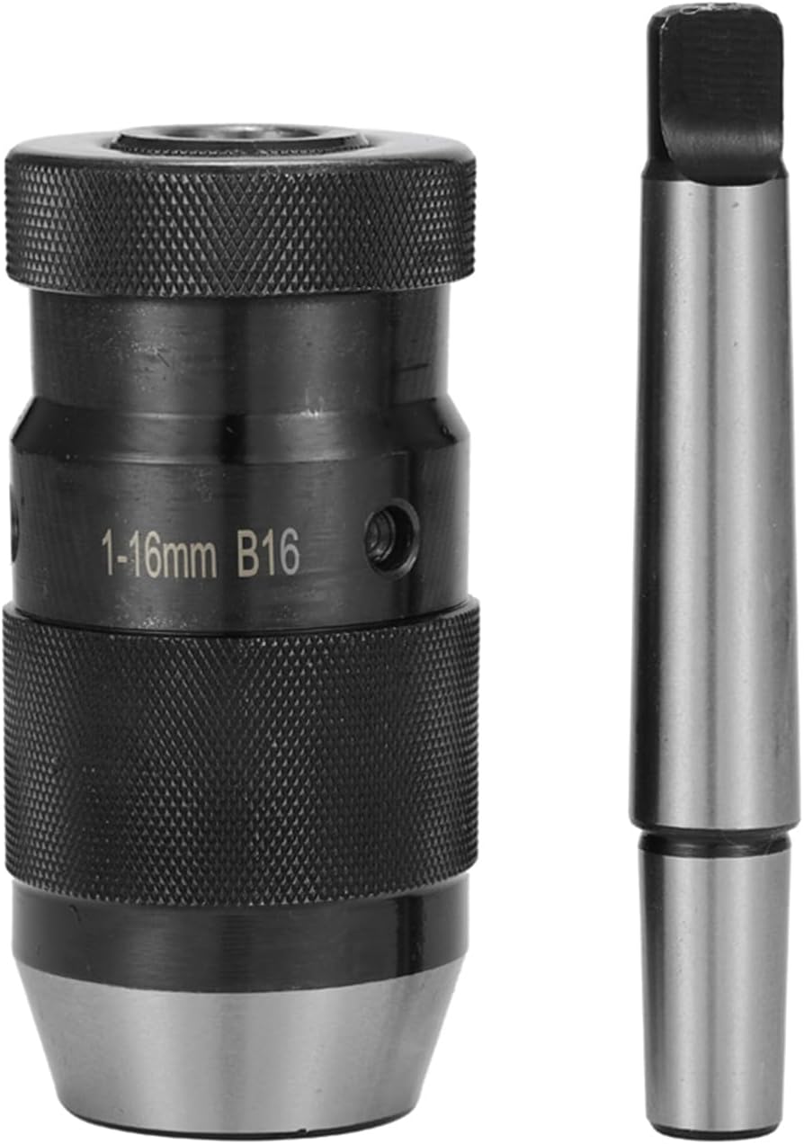 Selbstspannendes Bohrfutter, Mt2-b16 1-16mm Schnellspann-bohrfutter-umrüstwerkzeug Für Bohrmaschinen, Fräsmaschinen Und Drehmaschinen