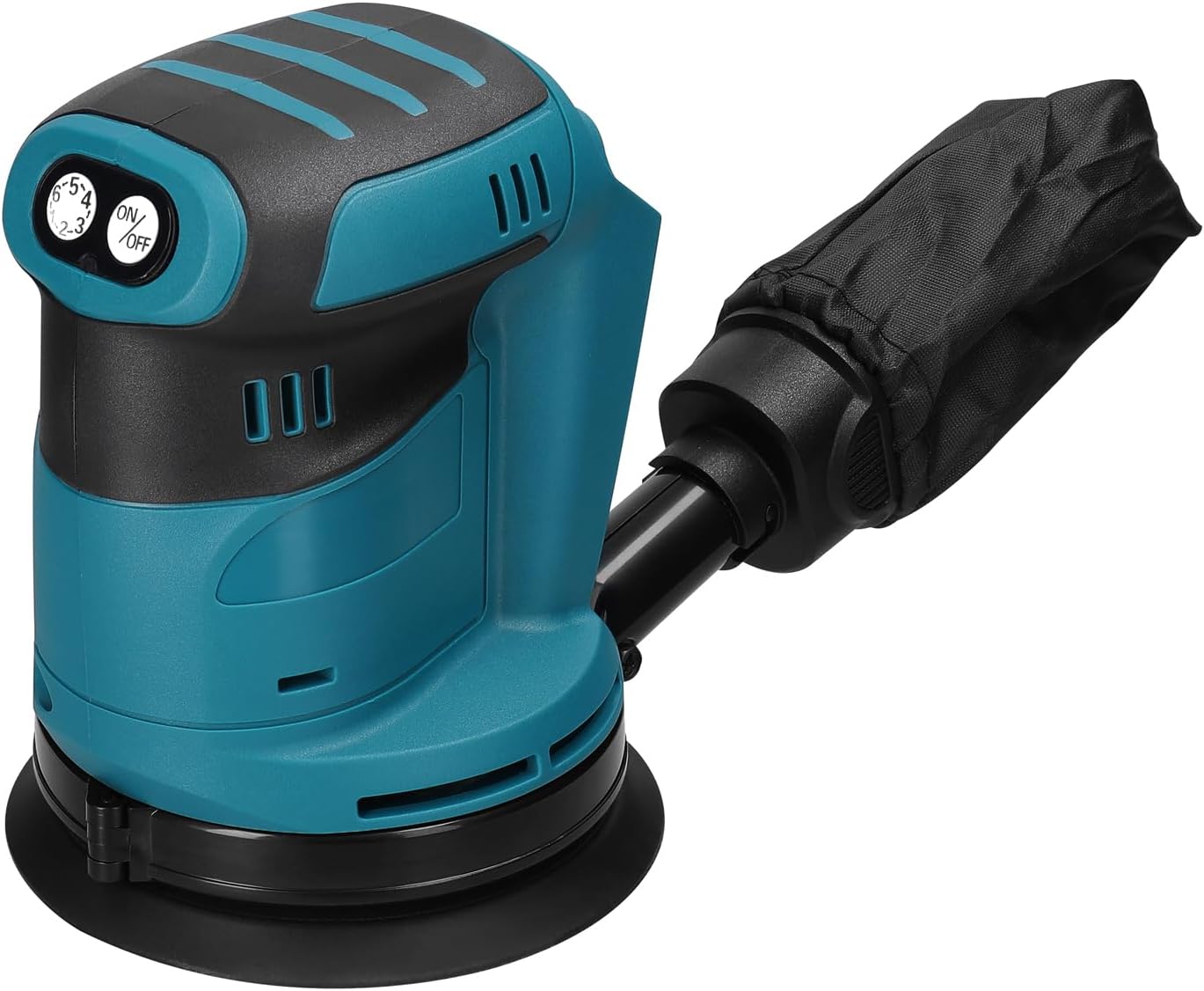 125-mm-akku-exzenterschleifer, 12000 U/min, Bürstenloser Motor (kompatibel Mit Makita 18v-akku, Akkus Nicht Im Lieferumfang Enthalten)
