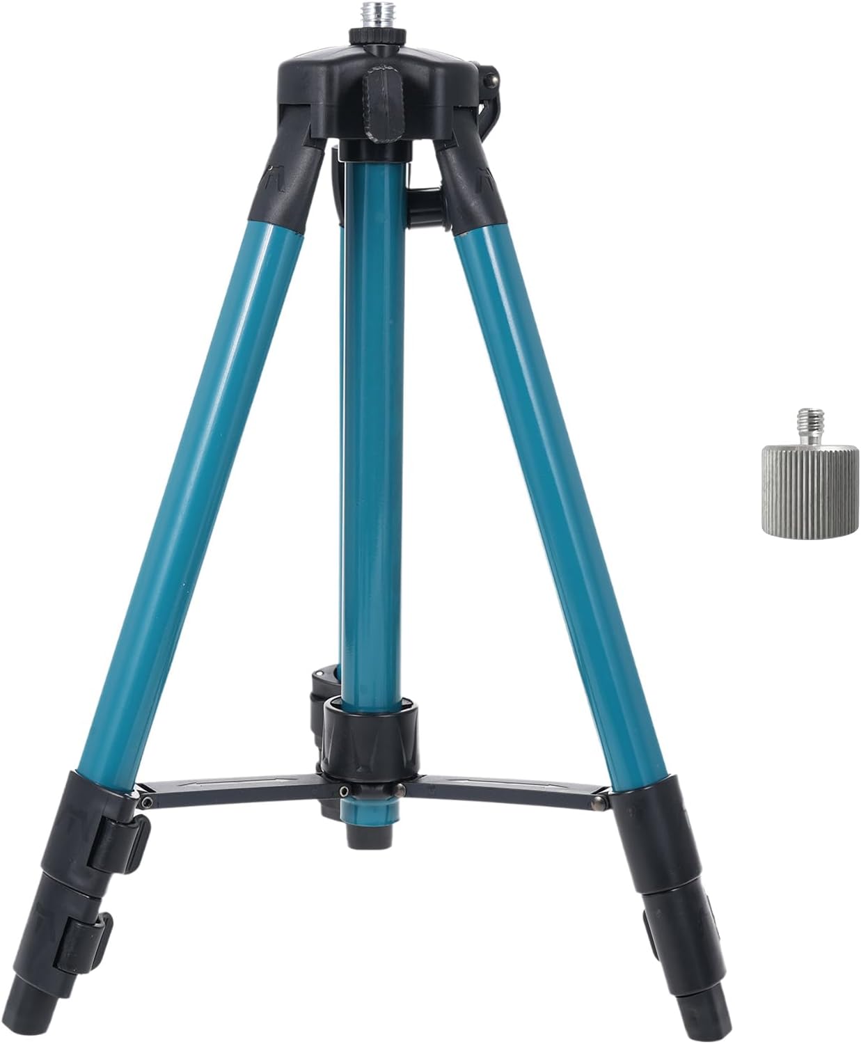 Kreuzlaser-stativ - Höhenverstellbare Verlängerungsstange Mit 3 Positionen - Geeignet Für Kreuzlaser Mit 5/8"-anschluss (blau)
