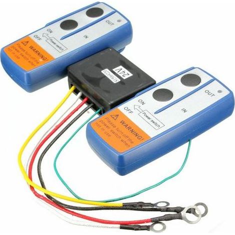 Fenoplasticakit De Commande À Distance Sans Fil Double Combiné 24 V, Portée 30 M, Pour Camions Et Quads Ikodm