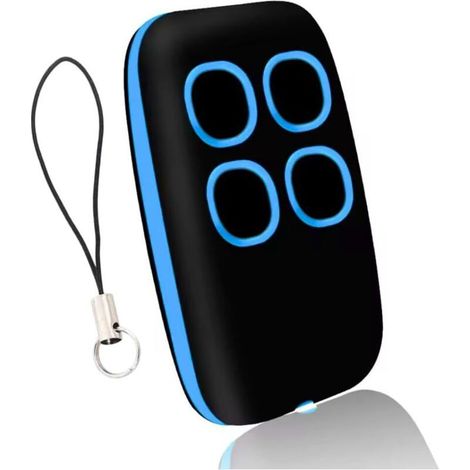 Télécommande Universelle De Porte, Codes Défilants Et Fixes, 280-868 Mhz, Multifréquence 4 En 1, Contrôleur De Porte, Compatible Avec Plus De 90 Marques, Télécommande Universelle 433 Mhz (bleue).