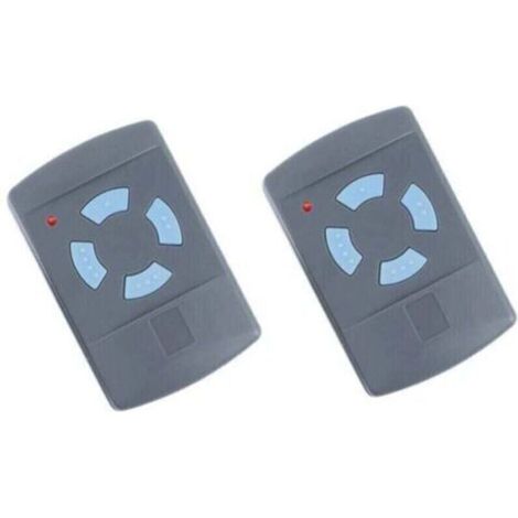 2pack Commande À Distance De Garage Hsm4 868 Avec, Xu,4 Boutons Couleur Bleue Remplacer, Xu,les Émetteurs Hormann 868 Hs4 Hsm2 Hsp4 868 Hs1 868 Tubauto Hsm4 868 Hs4 868fréquence
