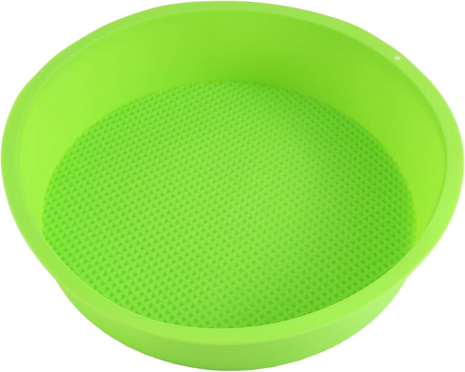 Silikon-backform, 26 Cm / 10 Zoll, Runde Kuchenform. Die Farben Blau Und Grün Werden Zufällig Ausgewählt.
