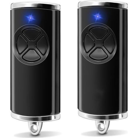 Télécommande Porte Garage - 868 Mhz - 4 Canaux - Led Bleue - Code Défilant - Compatible Hse2 Hs1 Hs4 Hse4 - 1 Pièce