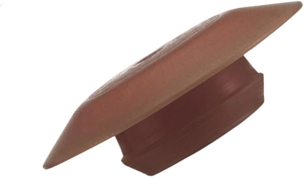 Packung Mit 32 Türschwellen-schraubenabdeckungen (0,9 Cm) – Verschleißfeste Braune Abs-köpfe Für Den Schutz Von Türschwellen In Haus, Büro Und Eingangsbereich.
