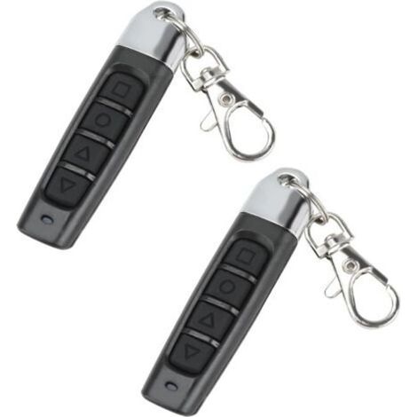 Telecommande Portail 433 Mhz - Universelle Pour Porte Garage Et Volet Roulant - 4 Boutons - Frequence Fixe - 1 Piece