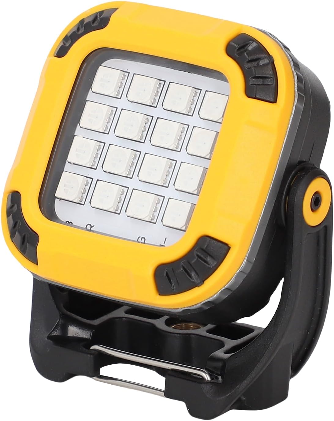 Wiederaufladbare Led-campinglampe Mit Usb-anschluss – 8 Farbmodi, 360°-drehung, Faltbar Und Tragbar Für Outdoor-aktivitäten, Camping, Autoreparaturen Und Notfälle (gelb)