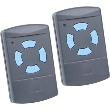 Télécommande Garage - 2 Pièces - 868 Mhz - Compatible Avec Portails Hormann Hsm2 Hsm4 Hs1 Hs2 Hs4 Hsz1 Hsz2 Hsp4 Hsd2