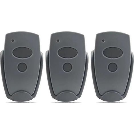 Lot De 3 Émetteurs Manuels Pour Porte De Garage 868,3 Mhz Compatibles Avec Les Modèles Marantec D302-868, D304-868, D384-868, D321-868 Et D323-868