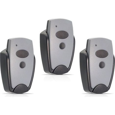 Télécommande Porte Garage - 868,3 Mhz - 2 Canaux - Compatible Marantec Digital D302 D304 D321 D323 - Lot De 3