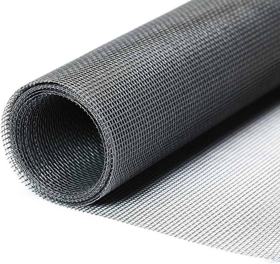 Fenster-moskitonetz 250 Cm X 120 Cm, Moskitonetz, Moskitonetzrolle, Zuschneidbar, Insektensicher Für Türen, Fenster Und Terrassentüren – Grau Moskitonetzrolle, Zuschneidbar, Insektensicher Für Türen,