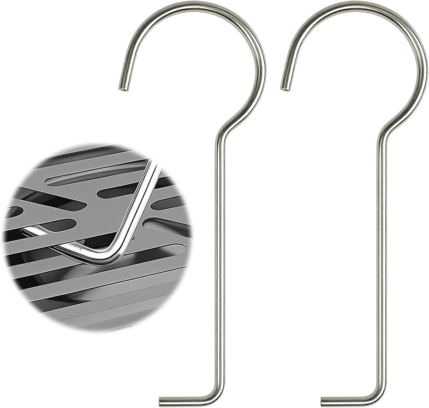 2-teiliges Edelstahl-abflussschlüssel-set, Duschabfluss-hebehaken, Küchenspülen-abflussreinigungshaken